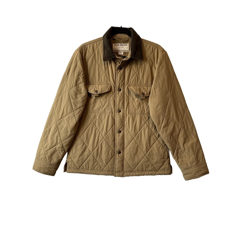 Filson Hyder Quilted Shirt Jacket Mens S Cotton PrimaLoft Workwear Yellowstone